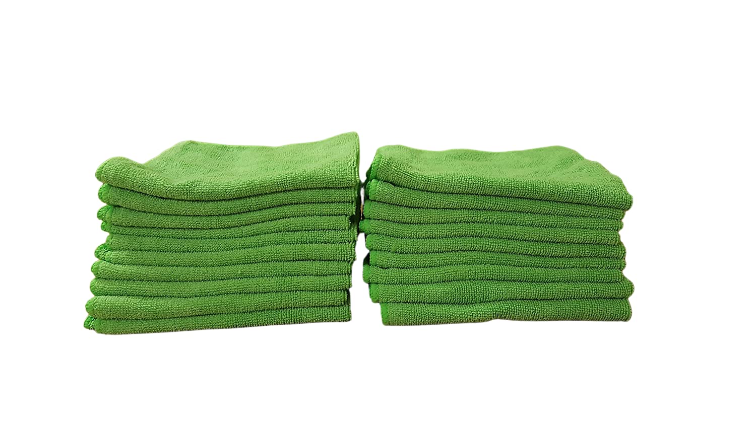 FRESH 365 Microfibre Cloths - Pack of 20, Green