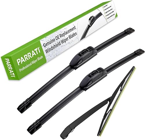 Vista 144 de PARRATI® - Limpiaparabrisas de repuesto y alto rendimiento con escobillas para parte trasera, para Dodge Durango y Jeep Grand Cherokee 2011-2023