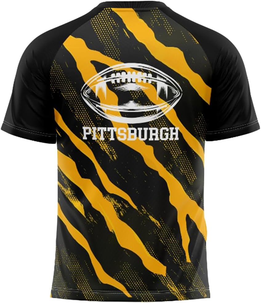 Men's City Shirts Football Fans T-Shirt Mens Football Fans Athletic City T-Shirt Short Sleeve - Image 5