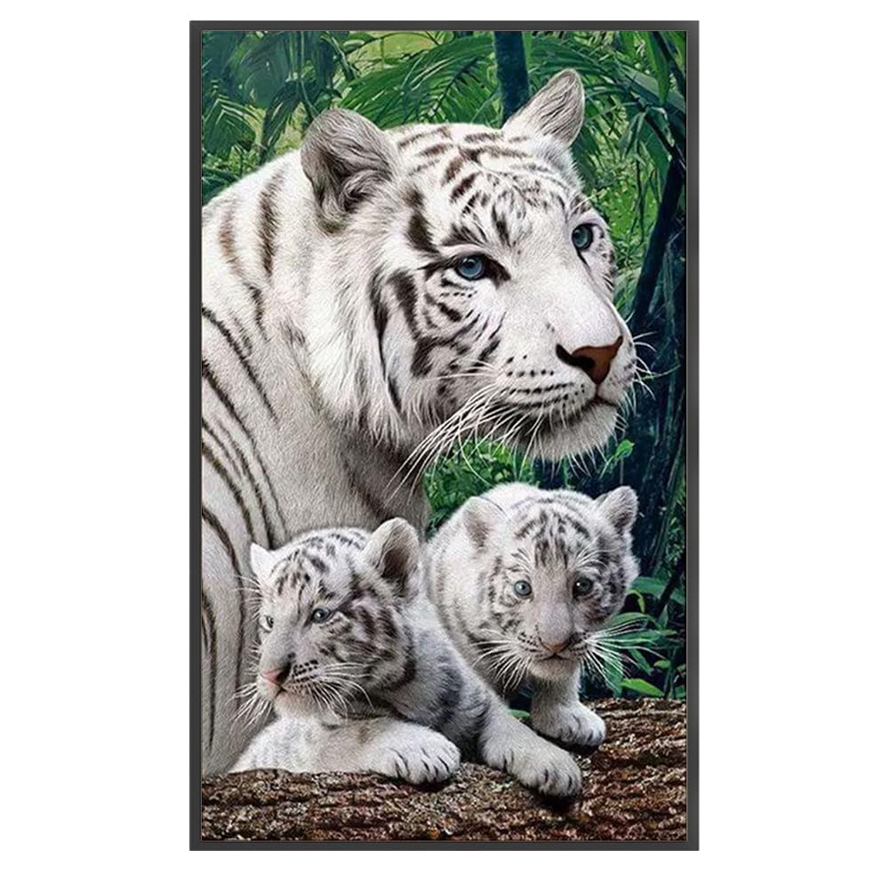 Kit de punto de cruz de animales completo, bordado con cuentas, pintura de 9 ct, para manualidades y manualidades