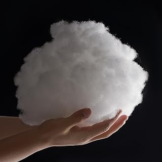 100G/3.5OZ Fiber Filling Stuffing, Fiber Fill for Bean Bag Filler, Pillow Stuffing, Stuffed Animal Stuffing, Cushion Stuff...