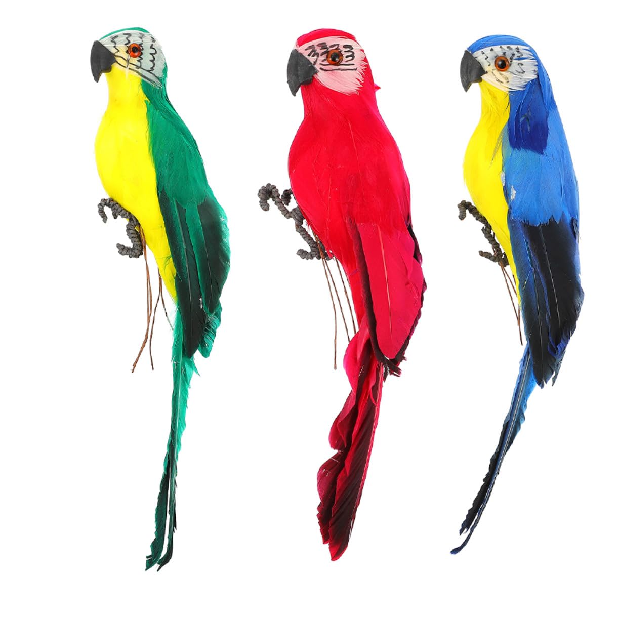 Statues colorées de perroquet Toyvian en mousse : animez une décoration maison un peu terne