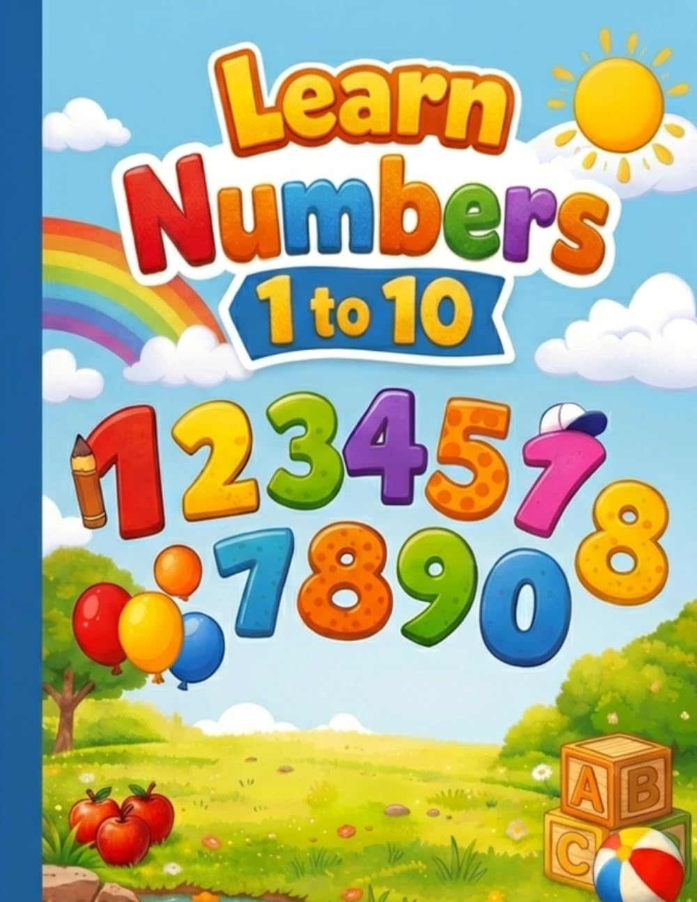 Learn Numbers 1–10: Simple Numbers Learning Book for Kids