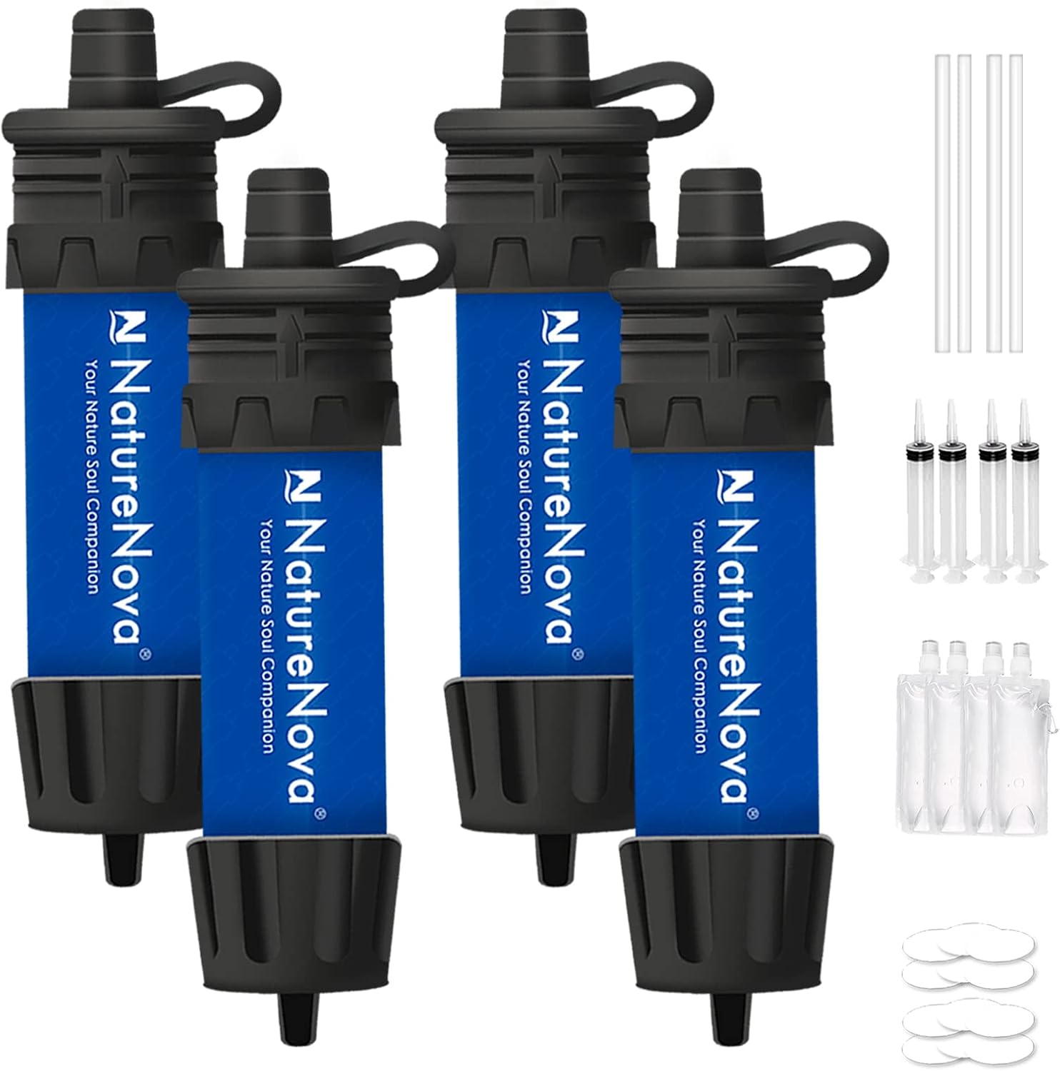 Mini Water Filter NatureNova Portable Emergency Water Filtration System Hiking Camping Straw Survival Gear Emergency Preparedness Mini Water Filter NatureNova Portable Emergency Water Filtration System Hiking Camping Straw Survival Gear Emergency Preparedness