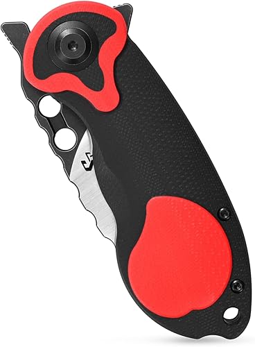 Miniatura 3 de Sitivien ST161 - Cuchillo de bolsillo plegable, hoja de acero DC53 con mango G10, cuchillo de herramienta EDC de la serie del zodiaco chino para