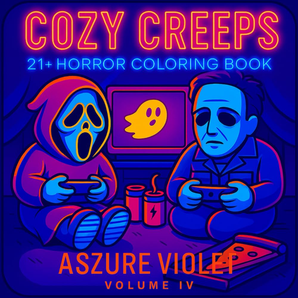 Cozy Creeps: 21+ Horror Coloring Book: Volume IV
