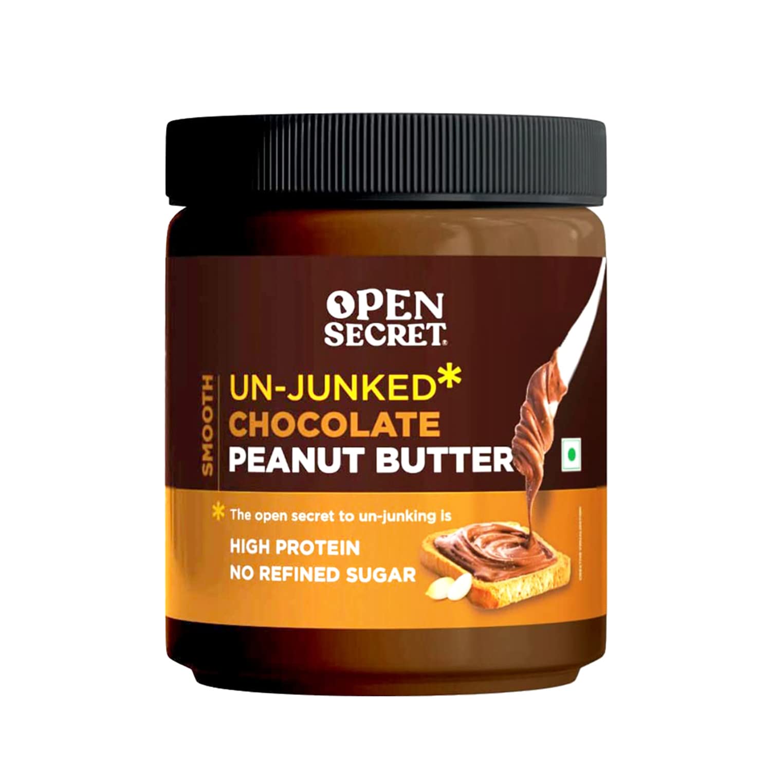 Open Secret Peanut Butter | 950g | Peanut Butter Chocolate Flavour, High Protein Peanut Butter with 30g Protein, Peanut Butter Unsweetened, Vegan, Cholesterol Free, Zero Trans Fat, No Added Sugar (B0B7818HN6) Amazon Price History, Amazon Price Tracker
