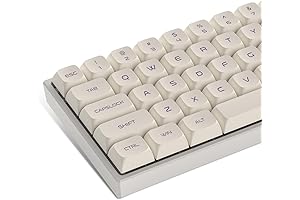 Milky White Keycap set: 134-Key PBT Keycaps