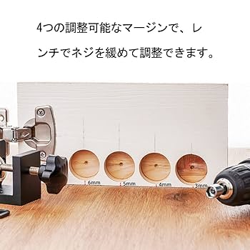 にゃぐさん確認用 Amazon.co.jp: SOYAN スライド蝶番 ドリルガイド スライド丁番の