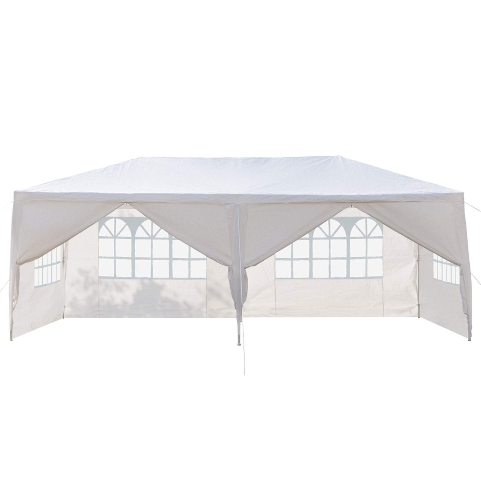 Buy SEEZSSA Gazebo with 6 Sides 3m x 6m, Marquee Garden Canopy with