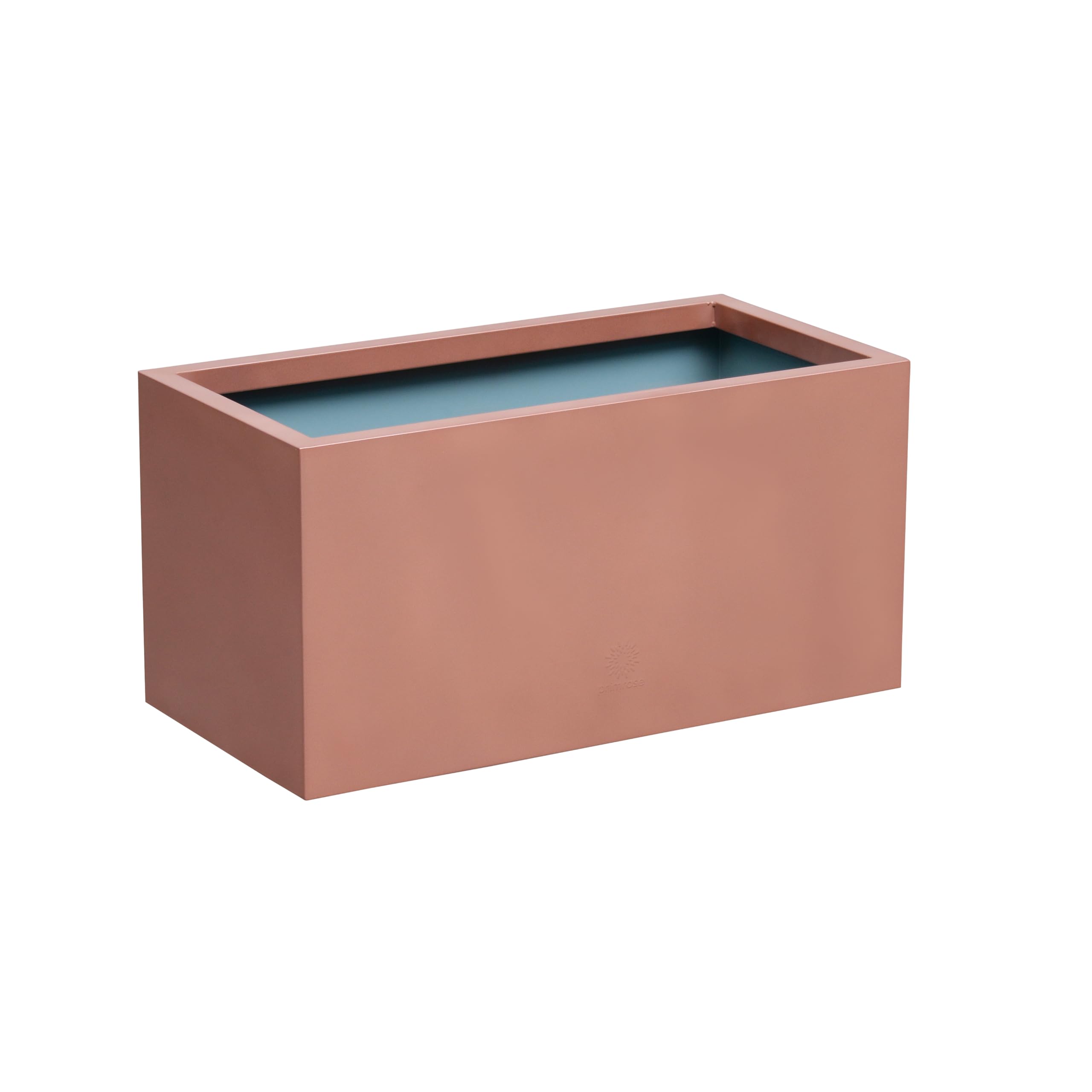 Primrose Copper Finish 64cm Weather Resistant Outdoor Zinc Trough Planter