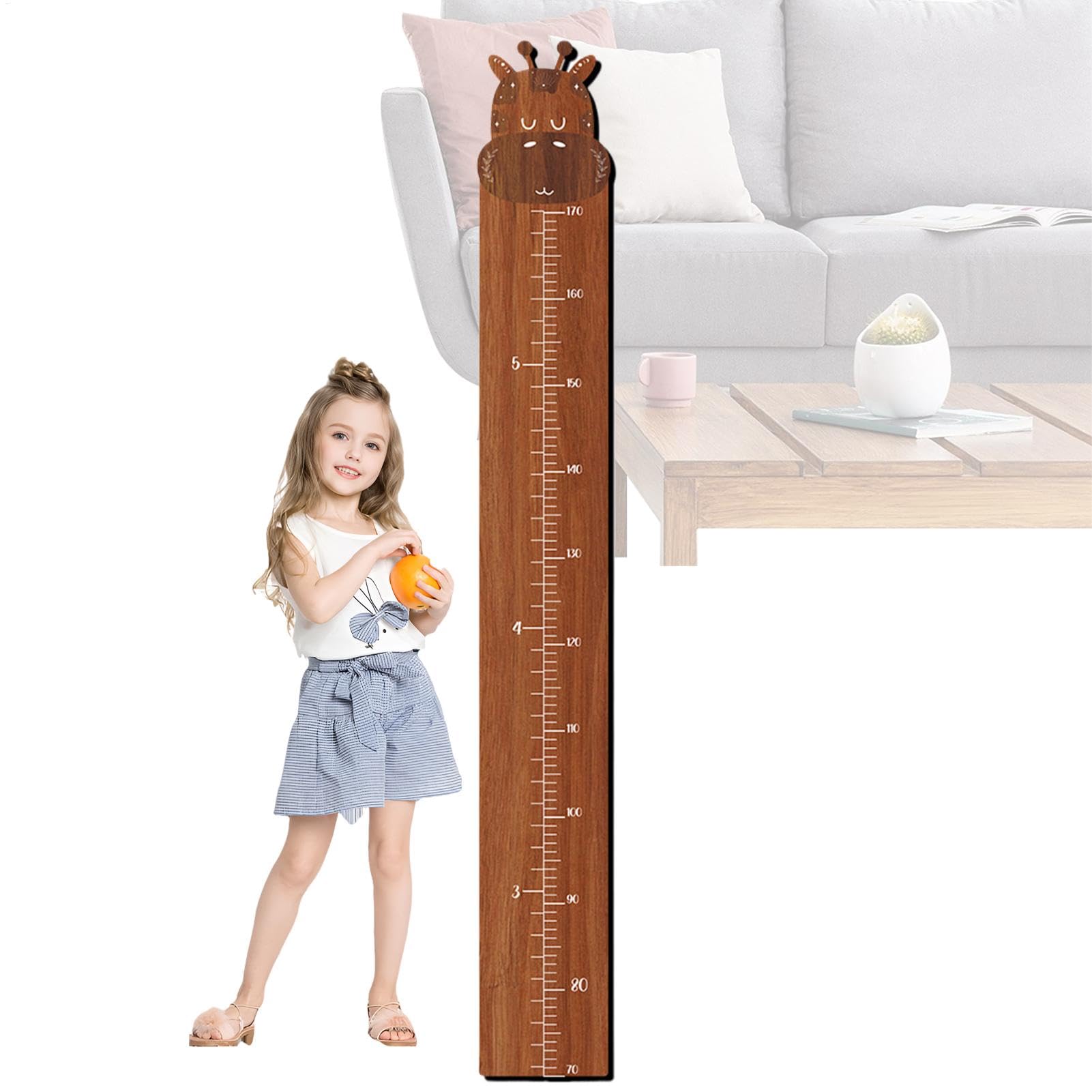 Wooden Height Chart Growth Chart Ruler Kids Room Height Chart Children’s Growth Chart Nursery Height Chart Wooden Growth Ruler Cartoon Height Chart Kids Room Wall Decor Child Height Measurement Chart