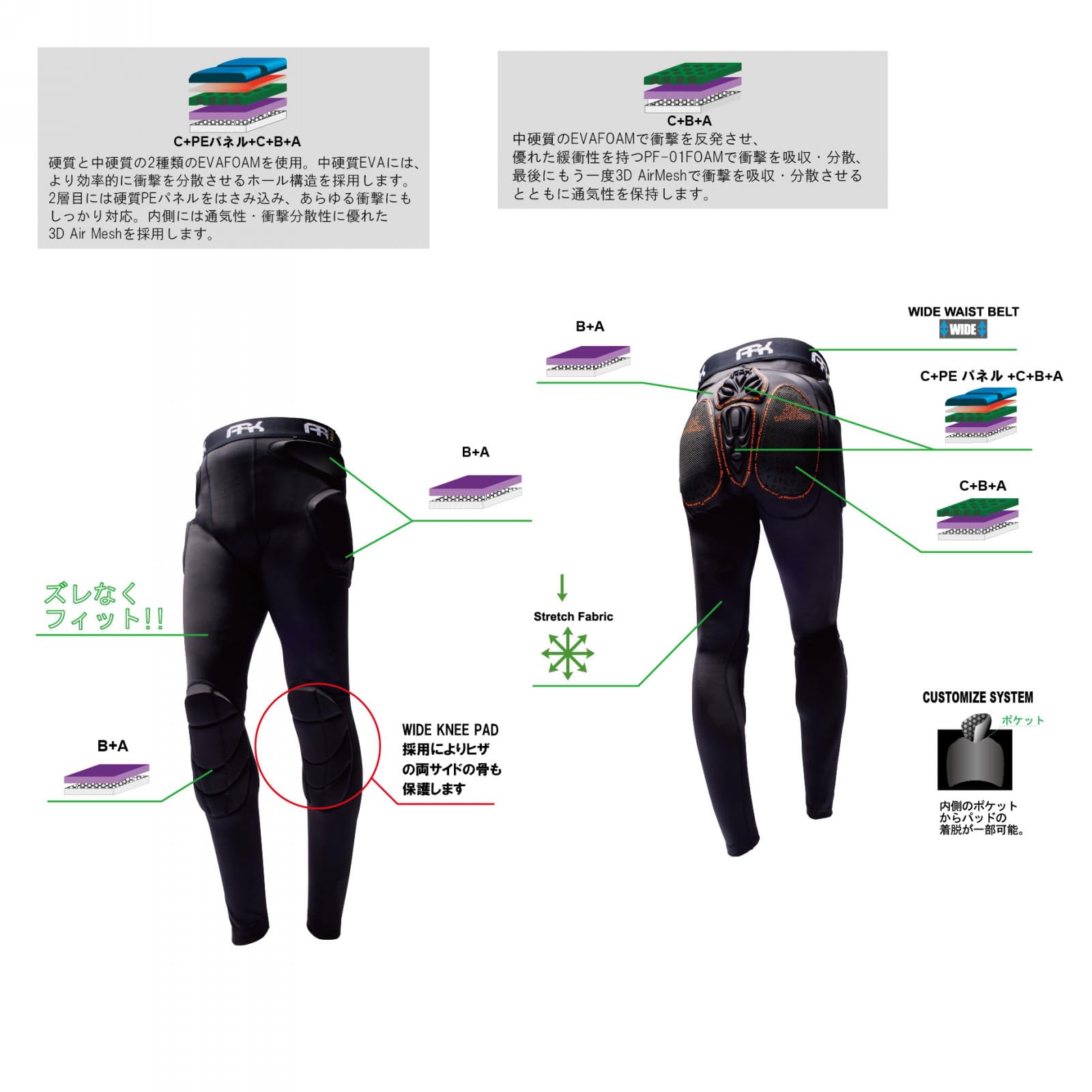 Amazon | A.R.K エーアールケー ARK MSL HIP PROTECTOR メンズ 尻 ケツ