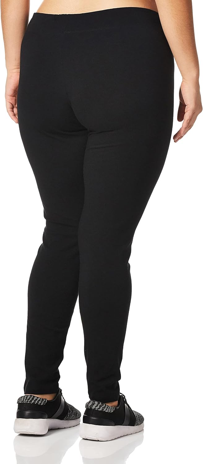 Hanes Womens Cotton Leggings Q71129 1 Pair - Image 2