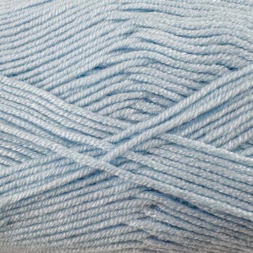 Image of Cloud Touch Baby - DK Weight Soft Anti-Pilling Yarn for Baby Clothes, Blankets & Amigurumi Crochet & Knitting, 90% Acrylic 10% Viscose derived from Bamboo, 3.53 Oz / 262 Yards (Baby Blue, 2 Pack)