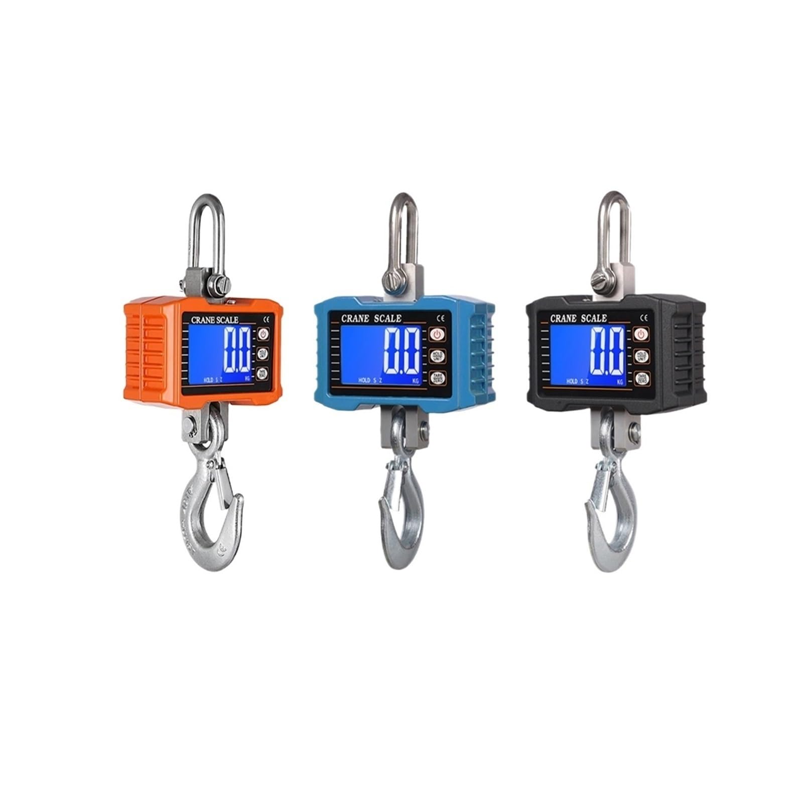 Escala colgante, 1000kg/2204lb Báscula digital colgante para grúa | Incluye cambio de unidades, retención de datos y pantalla digital legible para almacenes, talleres y pesaje industrial.