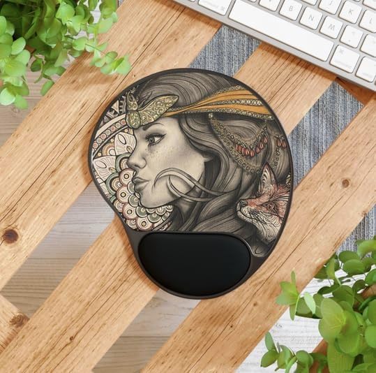 Miniatura 4 de Mouse Pad With Wrist Rest (Nature Ethereal)
