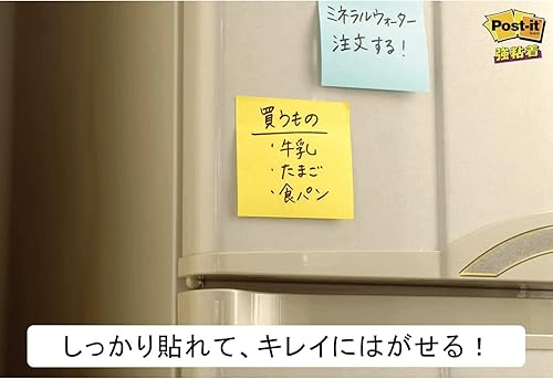 Miniatura 8 de Post-it 6301SS-YN - Notas adhesivas fuertes, color amarillo, rayado, 3.0 x 3.0 pulgadas (2.953 x 2.953 in), 90 hojas x 10 blocs