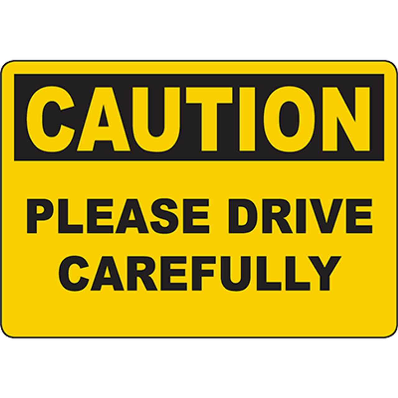 Tin sign vintage CAUTION Please Drive Carefully Plaque Poster for Bar Pub Beer Home Garage Man Cave Wall Decor 12x8 Inch