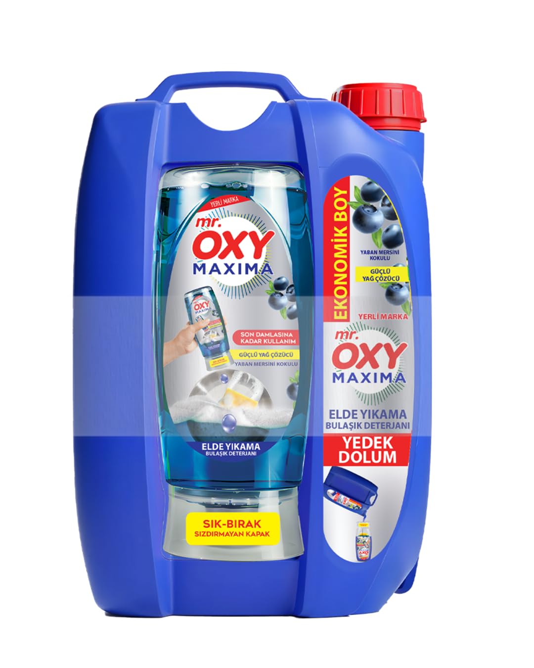 Mr Oxy Maxima Bulaşık Deterjanı Yaban Mersin 3500+500 ml