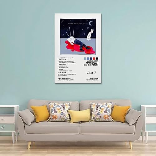 Vista 9 de MOZEU Póster de The Kid Laroi The First Time Music Album Cover Posters para habitación, lienzo estético, arte de pared, decoración de dormitorio, 16