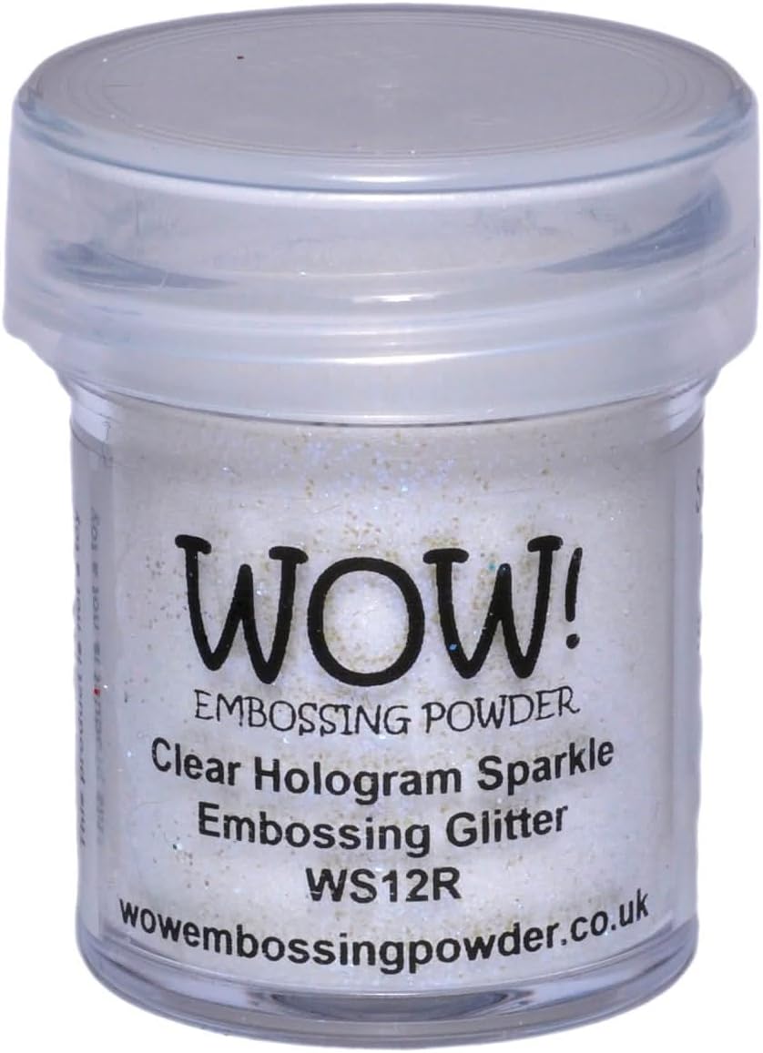 Wow Embossing Powder Wow! Embossing Powder, 15ml, Clear Hologram Sparkle