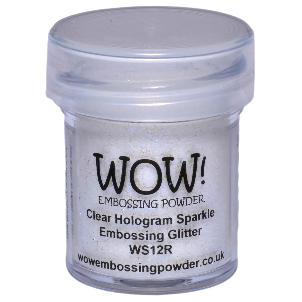 Wow Embossing Powder Wow! Embossing Powder, 15ml, Clear Hologram Sparkle
