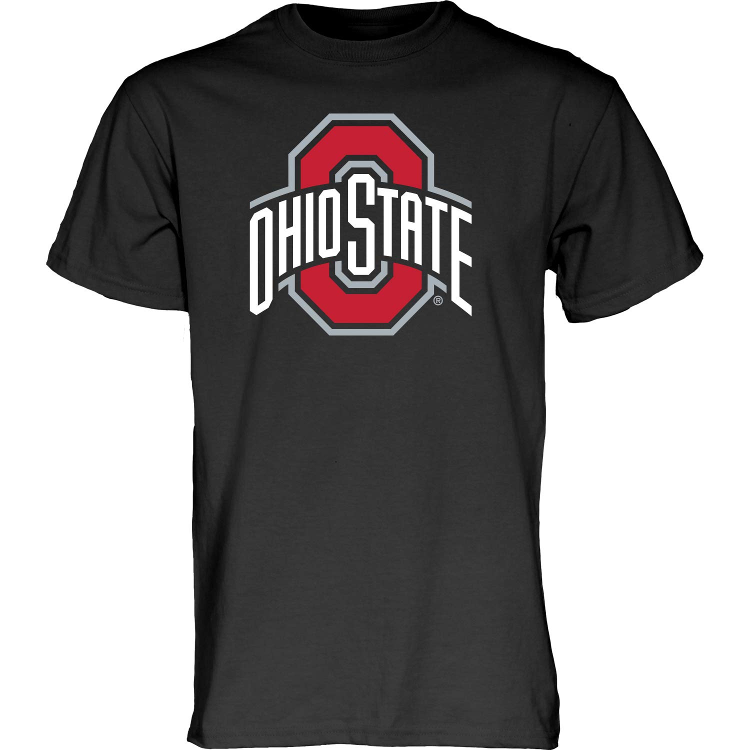 Blue 84 Men's Ohio State Buckeyes T Shirt Black Icon, Ohio State Buckeyes Black, Large