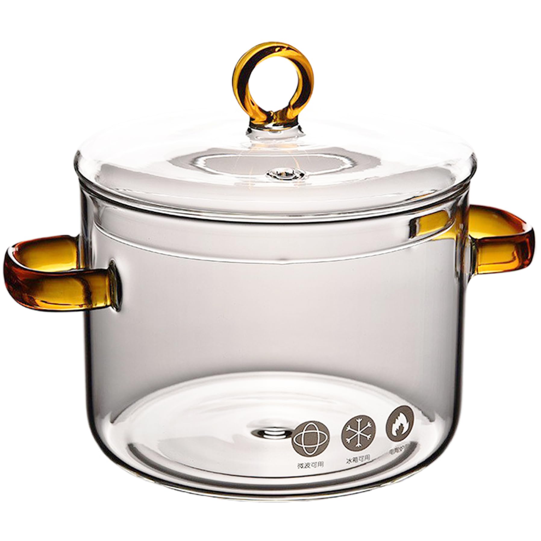 Casserole en verre universelle pour mijoter la soupe et la bouillie en famille