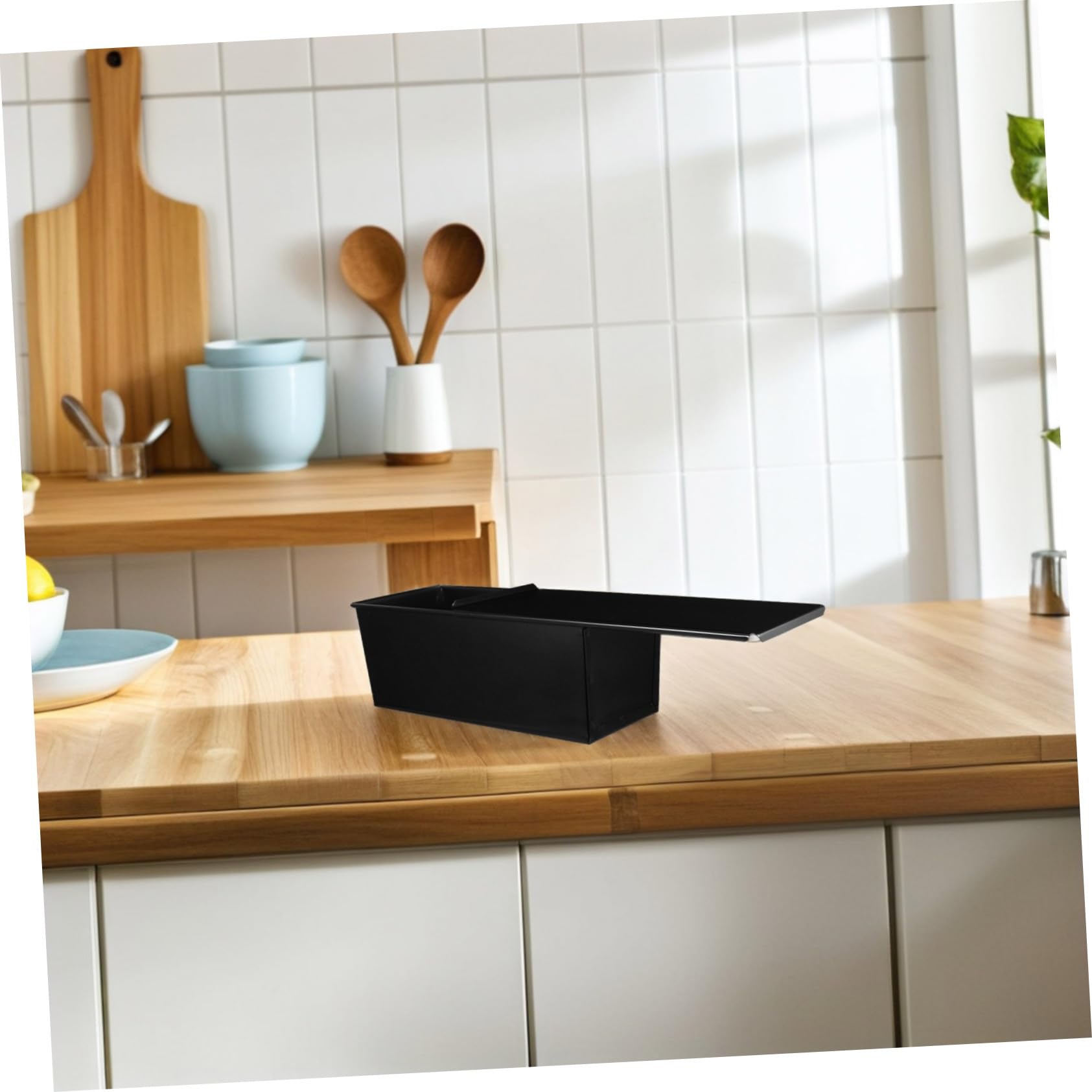 ERINGOGO Rechteckige Toastbackform 32 x 14 x 12cm Mit Deckel Langlebige Antihaftbeschichtung Für Kaffeekuchen Und Toastbrot Backform Für Haushalt Und Profis