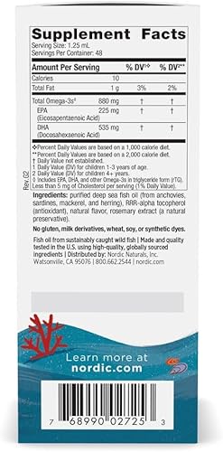 Miniatura 2 de Nordic Naturals DHA Xtra para niños Berry Punch - 2 onzas para niños 880 mg de Omega-3 total con EPA y DHA - Función cognitiva e inmunológica