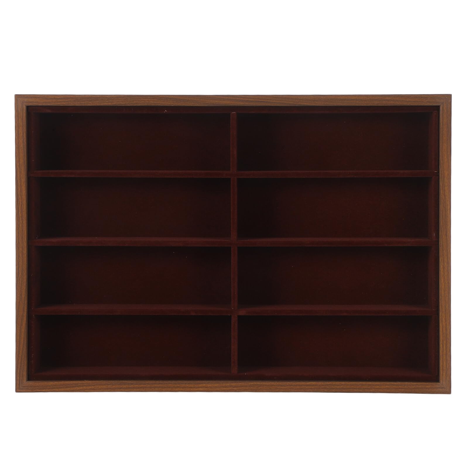 Organizer Porta Occhiali da Sole in Legno con Scomparti Vassoio Porta Occhiali da Scrivania e Gioielli Custodia Leggera e Resistente per Esposizione e Protezione