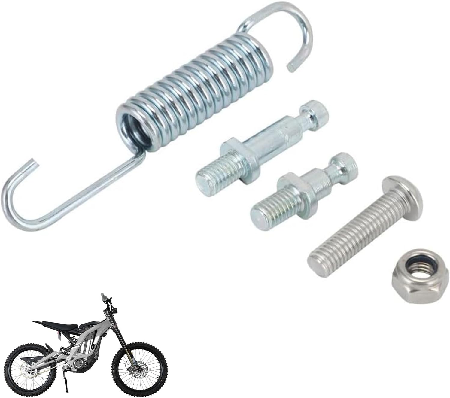 CHANGCHENGElectric Dirt Bike Foot Pegs Springs Surron Foot Brace Spring Replacements Set for SurRon Light Bee X/S Segway X160/X260