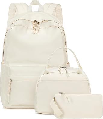 Bluboon Backpack for School Teen Girls Bookbags with Lunch Bag & Pencil Case Aesthetic Water Resistant School Bags for Kids