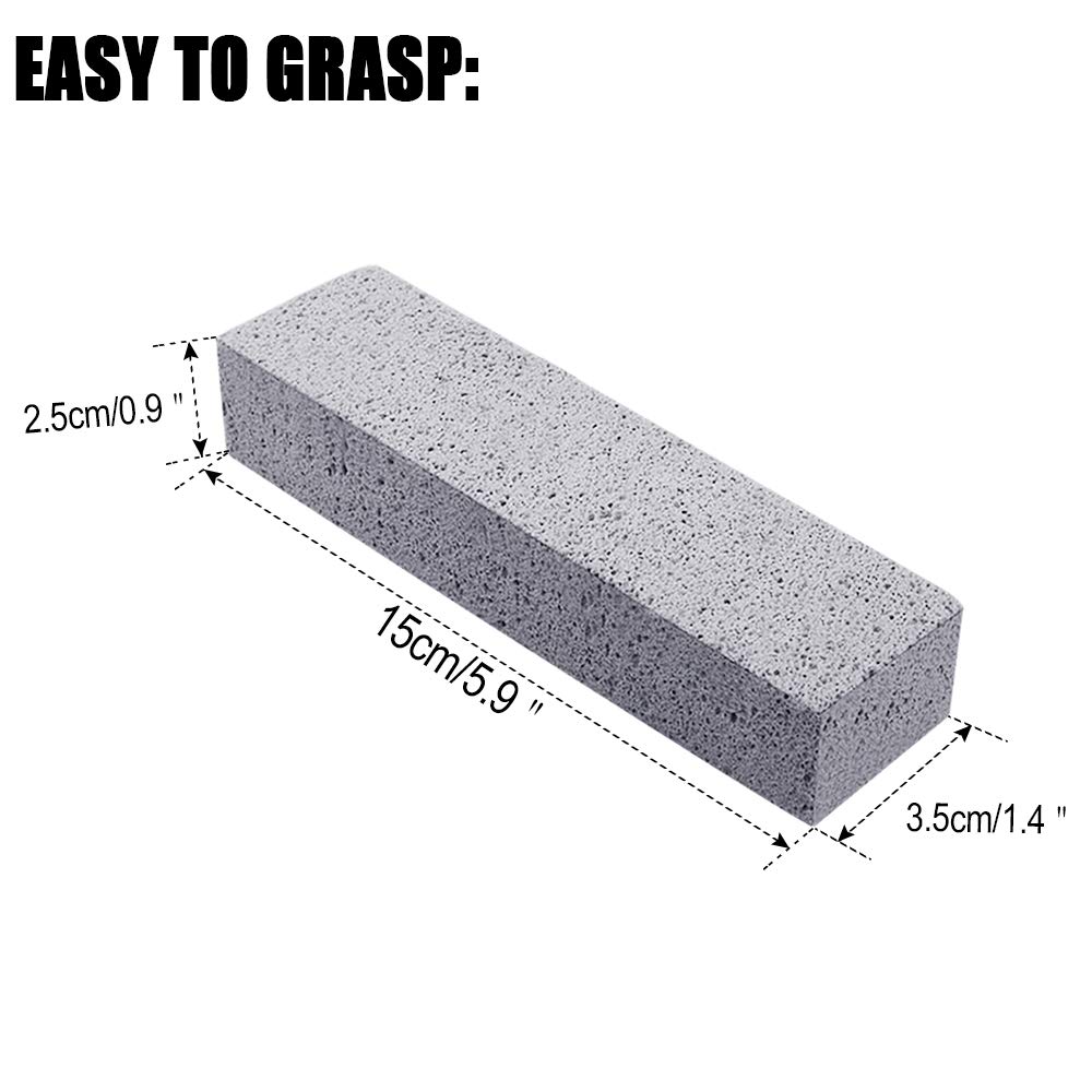 24 Pack Pumice Stone for Cleaning, Pumice Scouring Pad, Toilet Bowl Ring Remover Pumice Stick Cleaner for Kitchen/Bath/Pool/Household Cleaning, 5.9 x 1.4 x 0.98 Inch 1