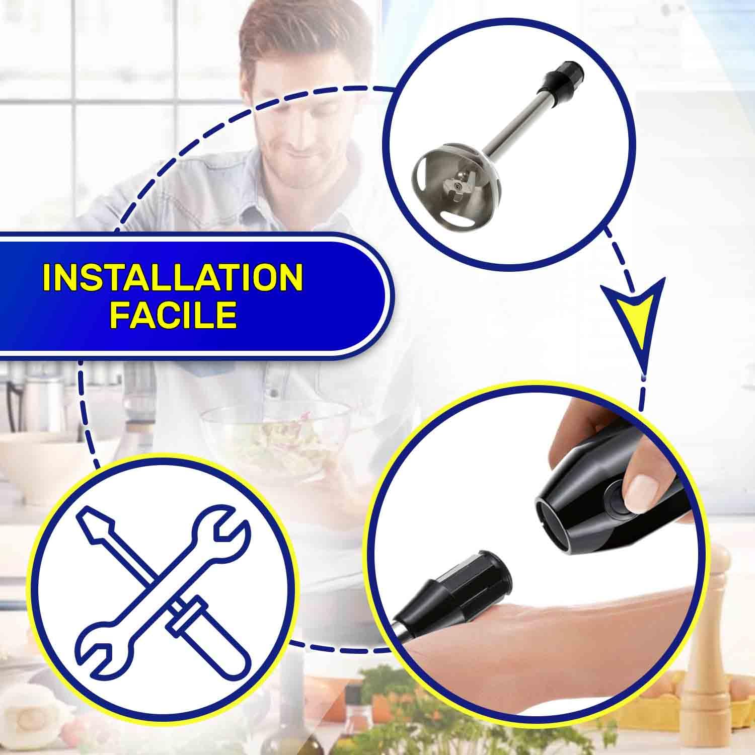 MONTERAL Pied pour Mixeur Plongeant avec Le Code Original 12033217 pour Bosch pour Siemens - Garantie de 10 Ans