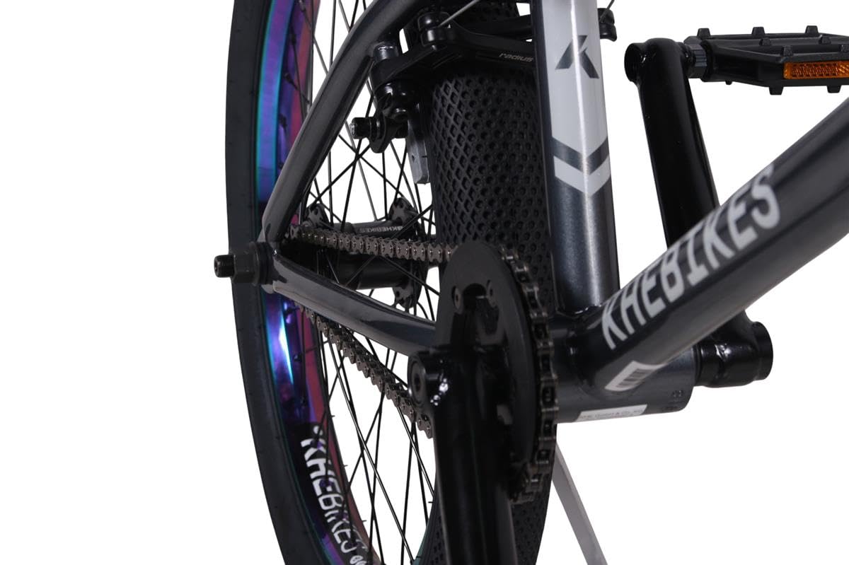KHE Unique FC PRO 20 pollici BMX 10,3 kg - 100% CrMo Butted Telaio - Mozzo Freecoaster - 48 Spline Cava - MID BB - Cerchi Oil Slick - Street BMX