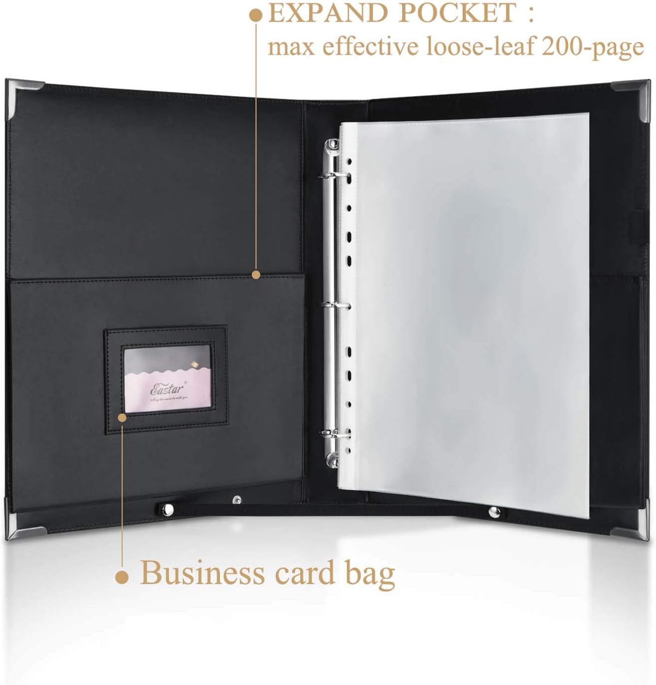 Up To 40% OFF Eastar Leather Sheet Music Folder Black, 3 Rings Binder 13.5 x 10.5 Piano Music Choir Book with Elastic Hand Strap for,15 Pockets for Sheets A4 (New Version), ESMF-1 Amazon Crazy 🔥 Deals Eastar Leather Sheet Music Folder Black, 3 Rings Binder 13.5 x 10.5 Piano Music Choir Book with Elastic Hand Strap for,15 Pockets for Sheets A4 (New Version), ESMF-1