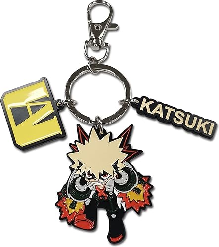 Great Eastern Entertainment My Hero Academia S5 - Llavero SD Bakugo con tres dijes, Multi