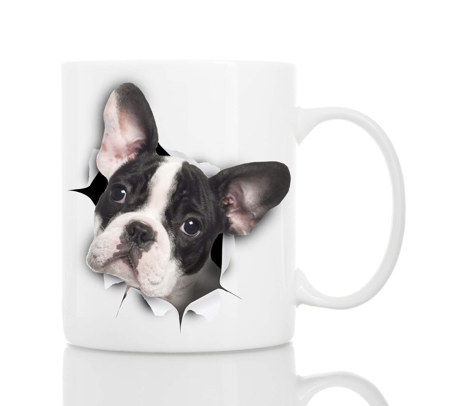 French Bulldog Coffee Mug - Ceramic Funny Coffee Mug - Perfect French Bulldog Gift - Cute Novelty Coffee