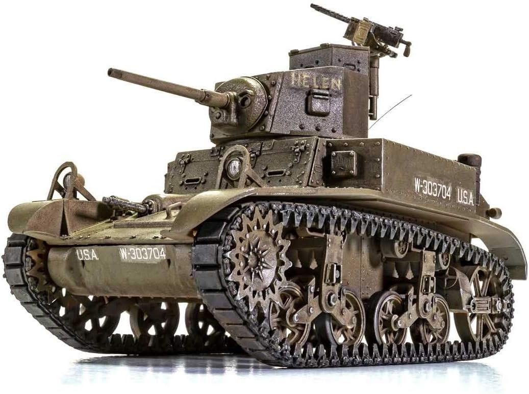 Airfix British M3 Stuart Honey 1:35 WWII Military Tank Armor Plastic Model Kit A1358