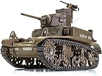 Vista 4 de Airfix British M3 Stuart Honey 1:35 WWII Militar Tanque Armadura de Plástico Modelo Kit A1358