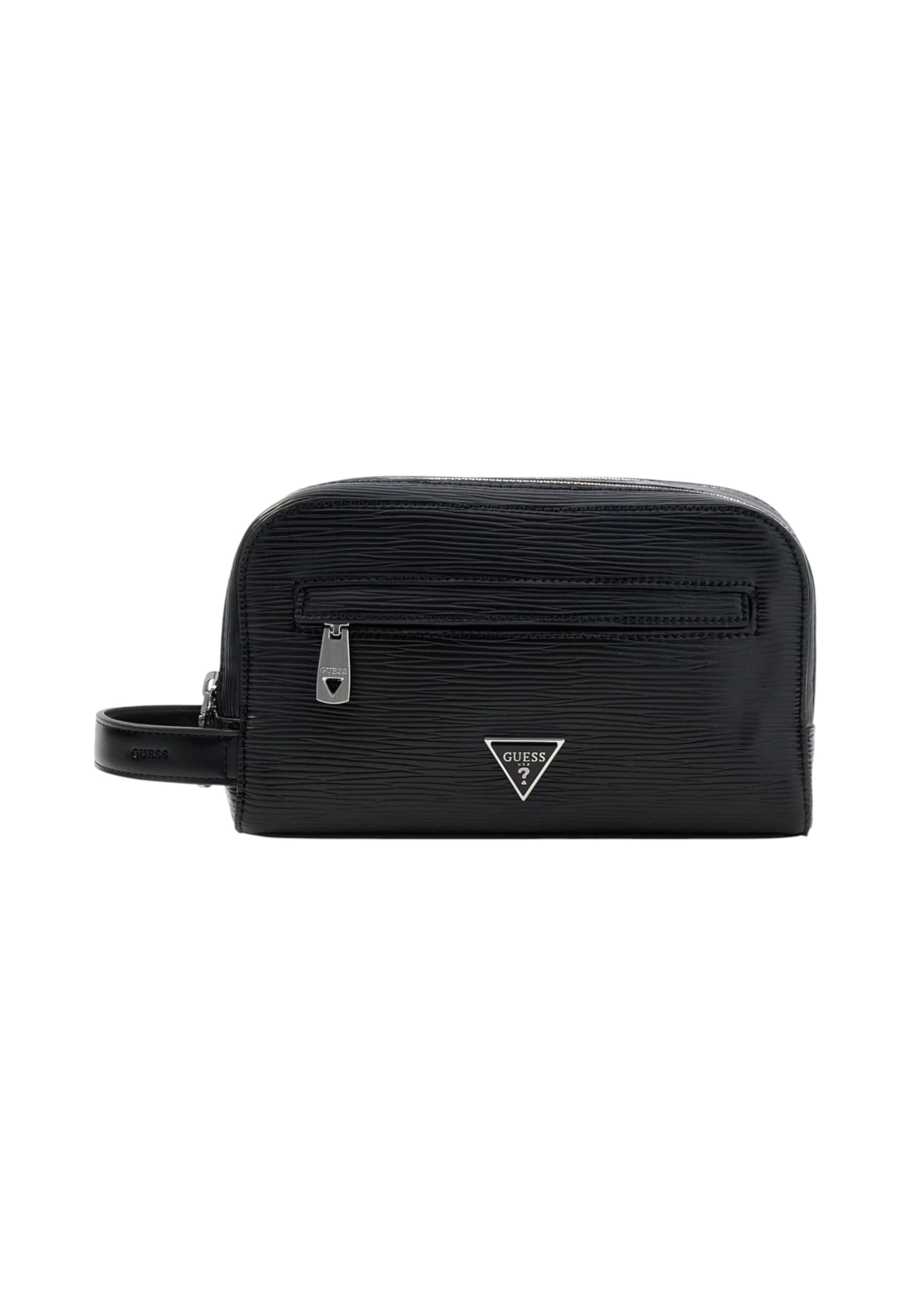 GUESS borsa da toilette Milano Small Necessaire Black nero
