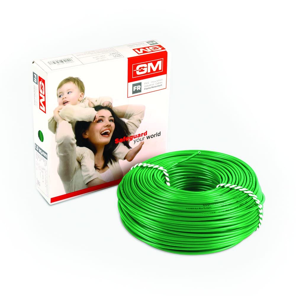 GM Flame Retardant Wire 1.5 Sq mm - 45 Meter Yellow PVC Insulated Copper Cable for House Wiring, Industrial & Automotive Use — Amazon image 12