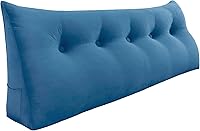 Vista 11 de Almohada de cuña acolchada de 14 libras para cabecero posicionador corporal soporte para la espalda almohada triangular para cabecero para dormir