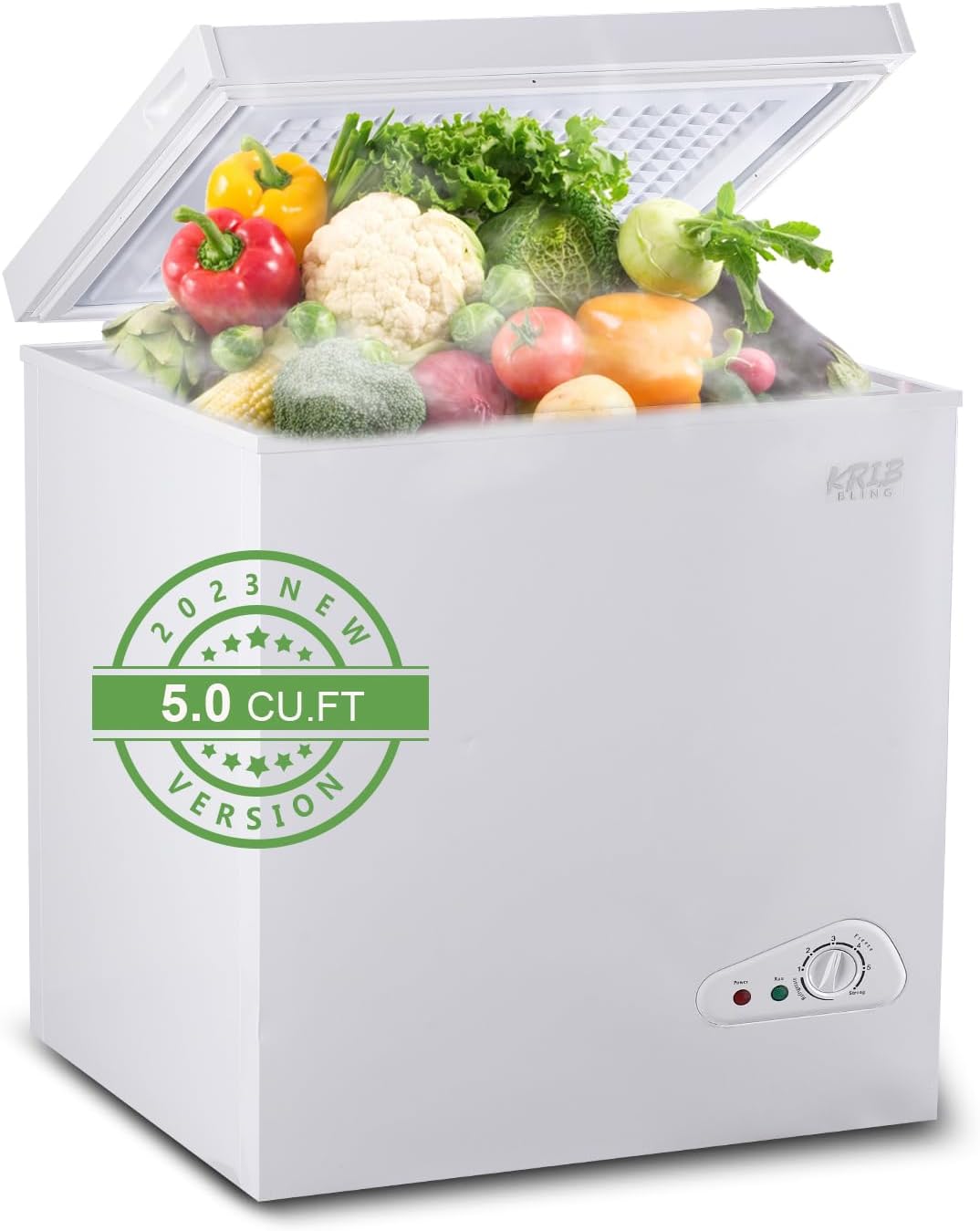 Chest Freezer Krib Bling Adjustable Thermostat Compact