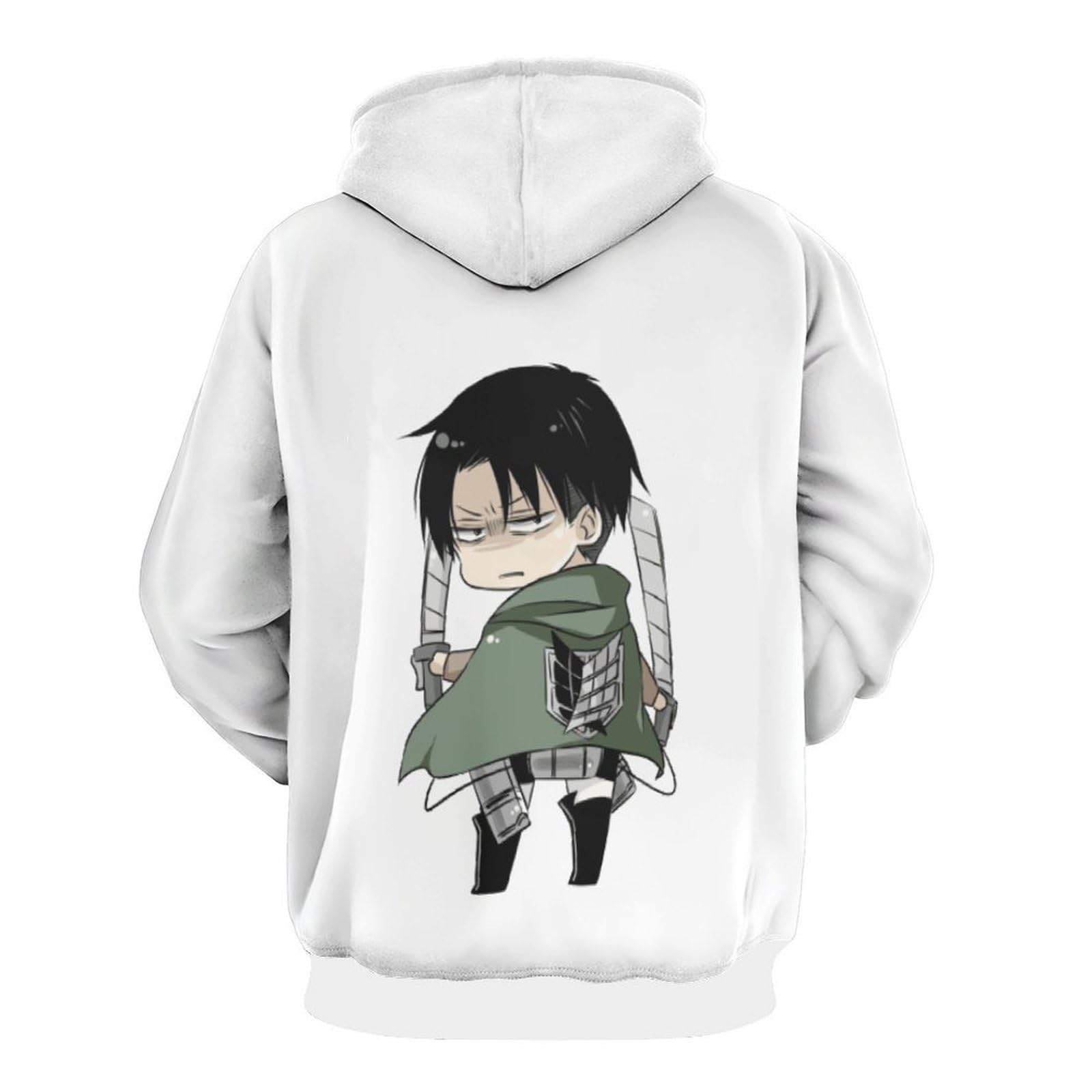 Amazon.co.jp: パーカー メンズ 進撃の巨人 リヴァイ 兵長 長袖 ジップ