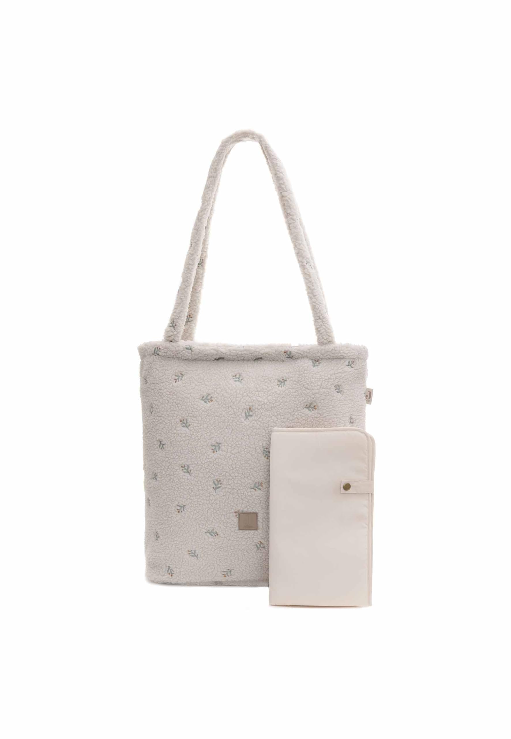 Jollein Sac à langer - Teddy Lovely - 100% polyester - Sac pour poussette - Multifonctionnel, Teddy Lovely, 43 cm x 2 cm x 34 cm, Style contemporain