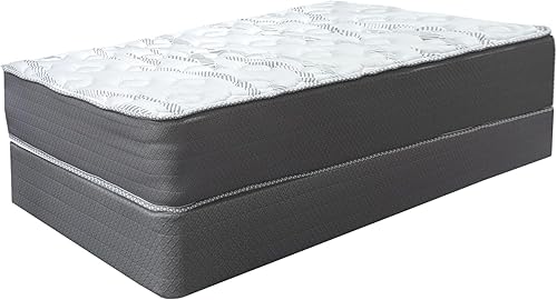 Miniatura 3 de Greaton - Colchón de muelles interiores de doble cara firme de 14.0in y 8.0in de caja de metalfundación, completo