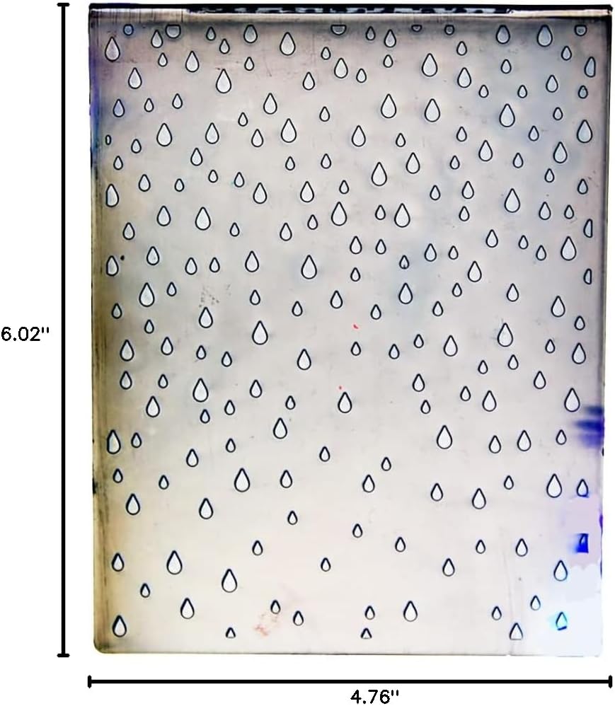 Raindrop Background Plastic Embossing Folders for Card Making Scrapbooking and Other Paper Crafts 3010916
